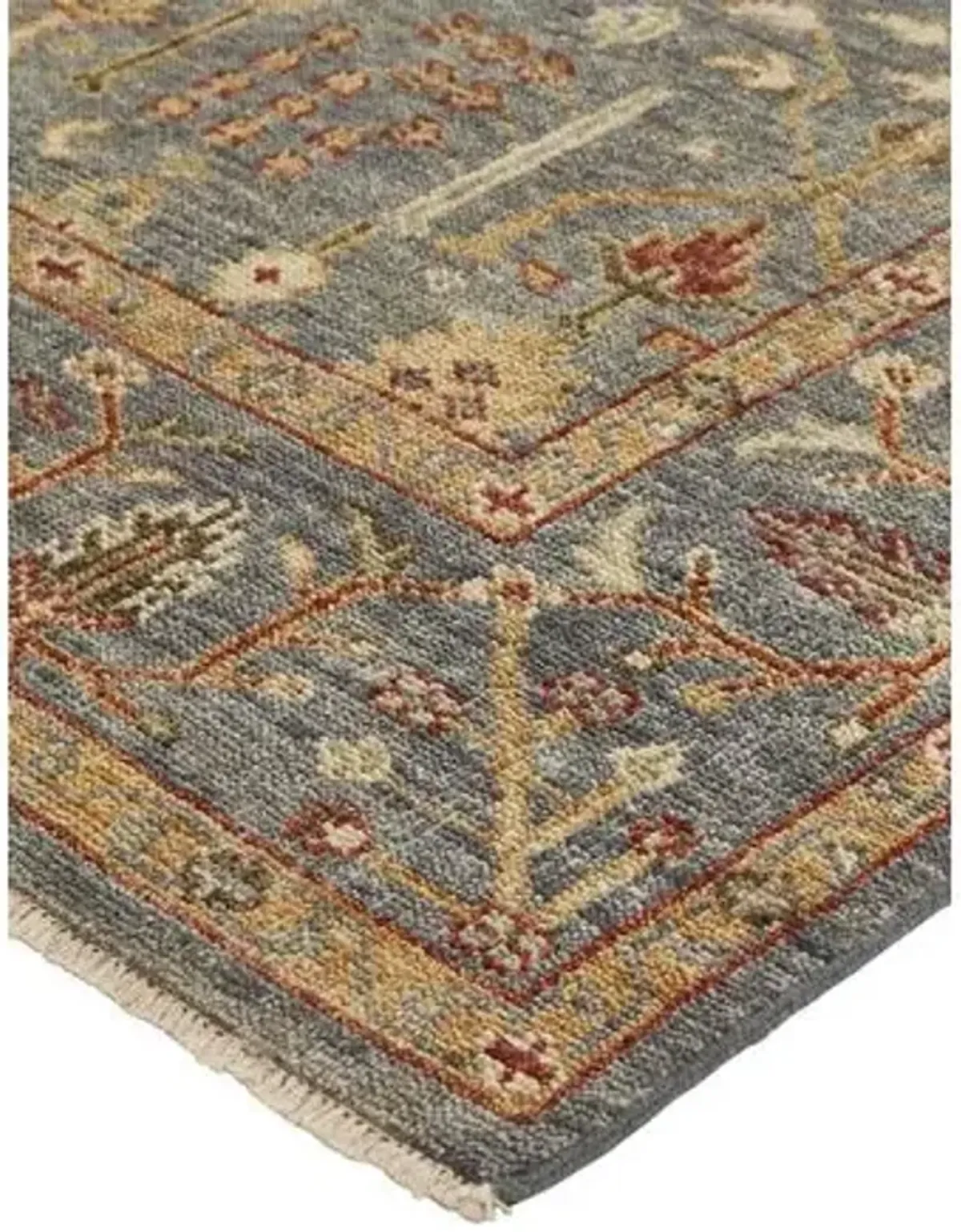 Selman Rug - Blue/Rust - Blue