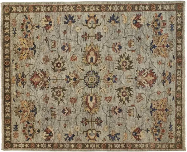 Elwira Rug, Green/Gray