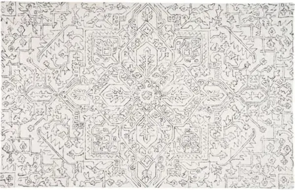 Nola Rug - Ivory/Charcoal - Ivory