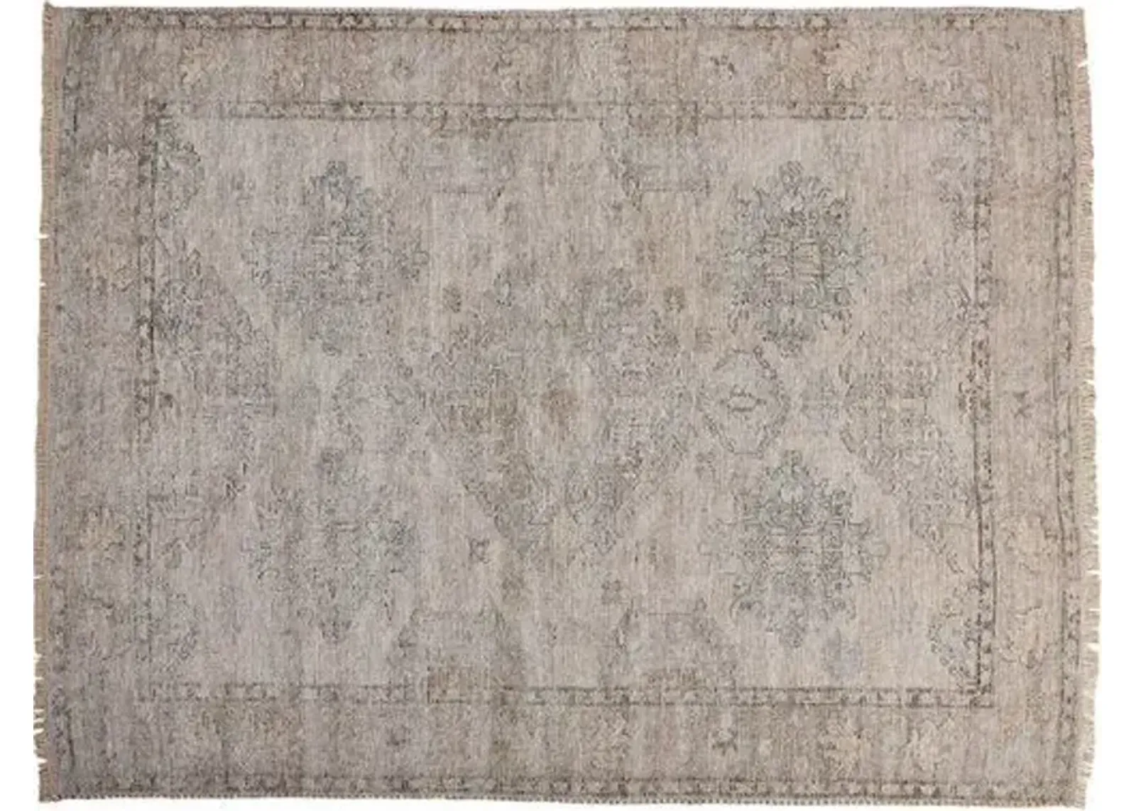 Odran Jute-Blend Rug - Stone - Gray - Gray