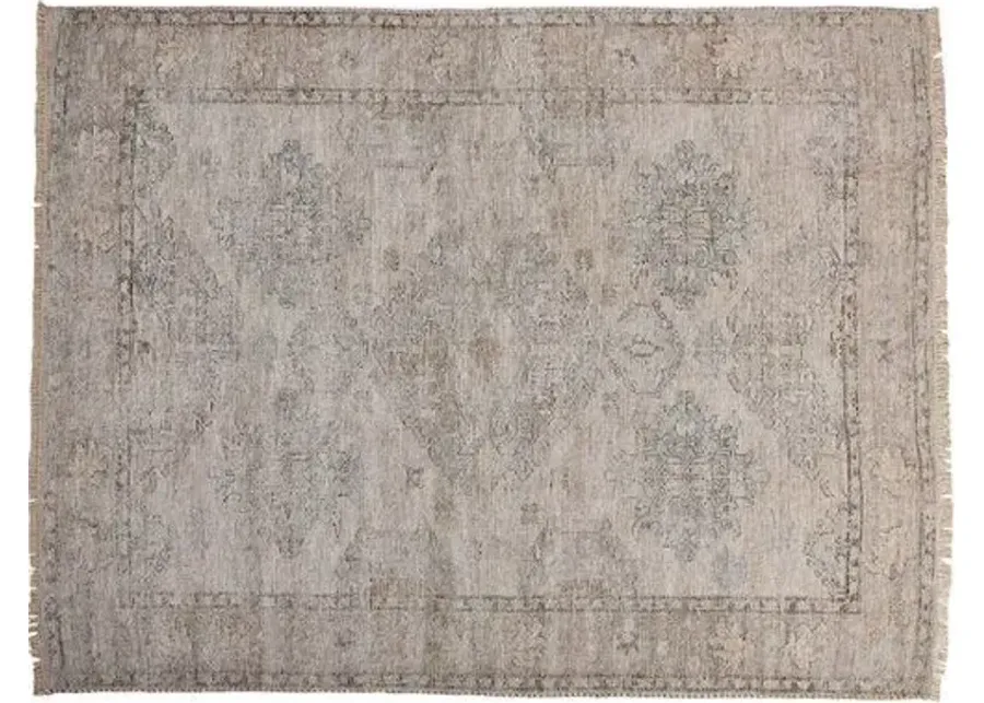 Odran Jute-Blend Rug - Stone - Gray - Gray