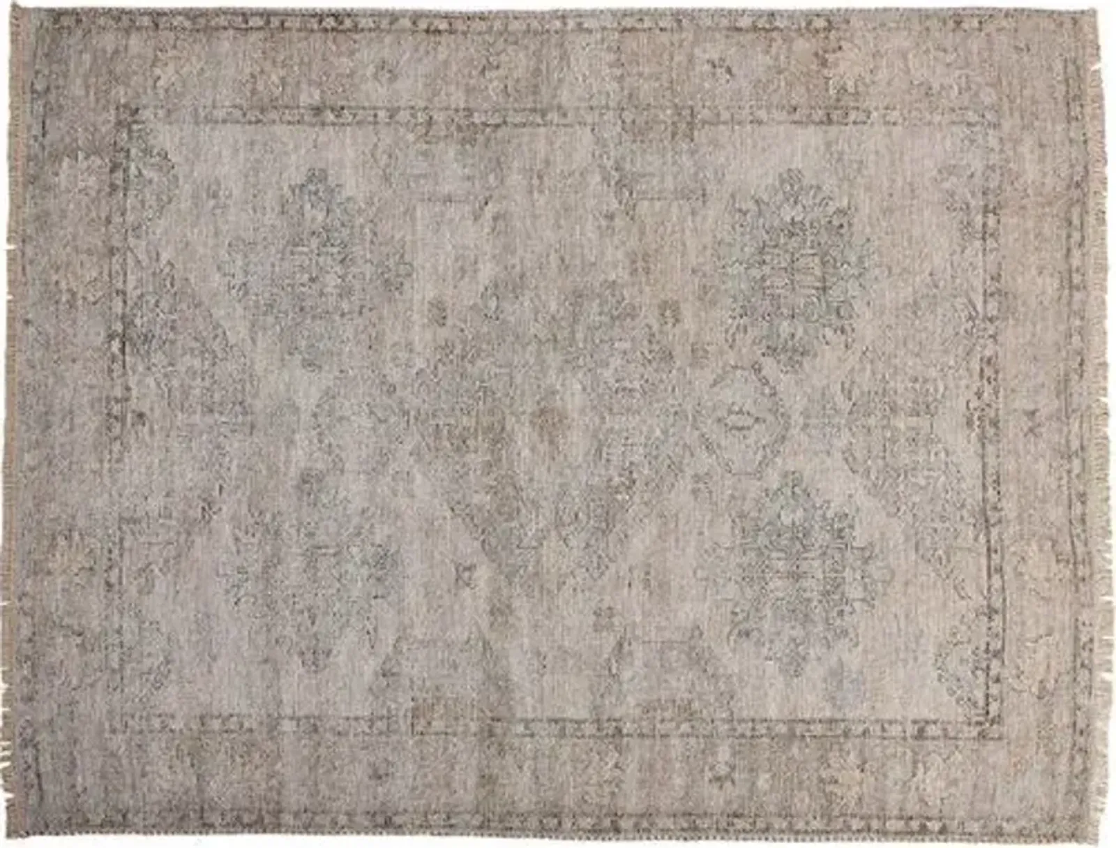 Odran Jute-Blend Rug - Stone - Gray - Gray