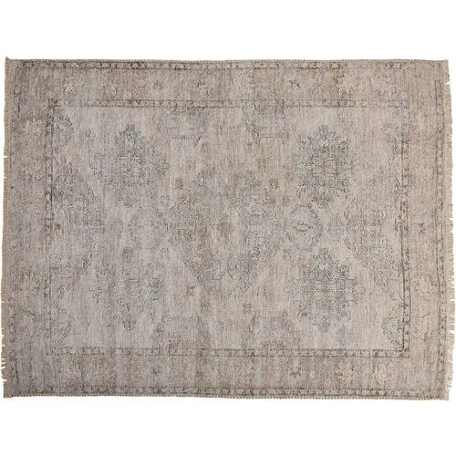 Odran Jute-Blend Rug - Stone - Gray - Gray