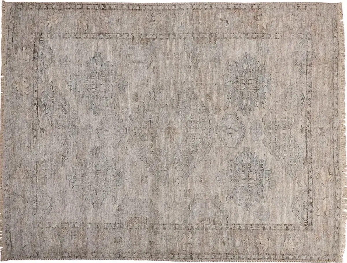 Odran Jute-Blend Rug - Stone - Gray - Gray