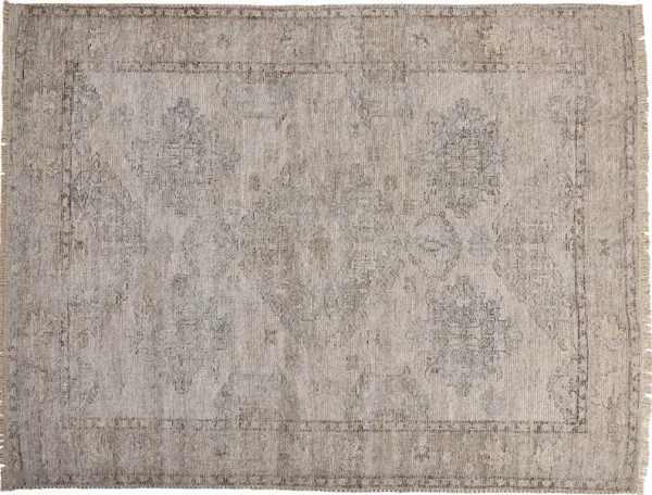 Odran Jute-Blend Rug - Stone - Gray - Gray