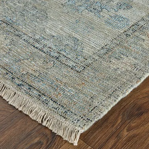 Odran Jute-Blend Rug - Stone - Gray - Gray