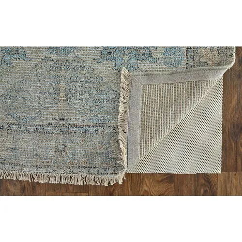 Odran Jute-Blend Rug - Stone - Gray - Gray