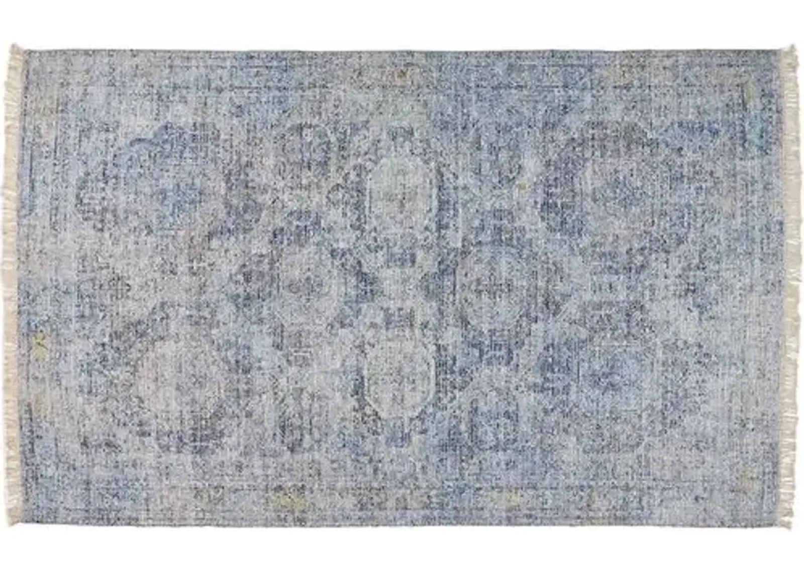 Richa Jute-Blend Rug - Blue - Blue