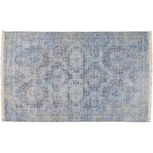 Richa Jute-Blend Rug - Blue - Blue