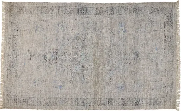 Meera Jute-Blend Rug - Slate - Blue - Blue