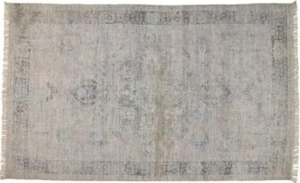 Meera Jute-Blend Rug - Slate - Blue - Blue