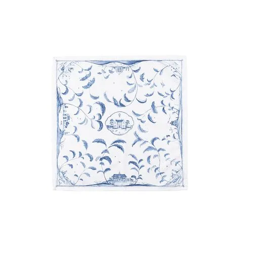 Country Estate Napkin, White/Blue - Juliska