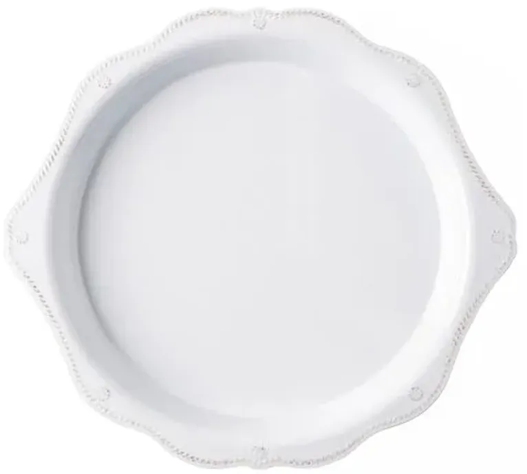 Berry & Thread Melamine Round Platter - White - Juliska