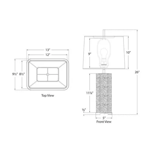 Visual Comfort - Niki Table Lamp - Ivory