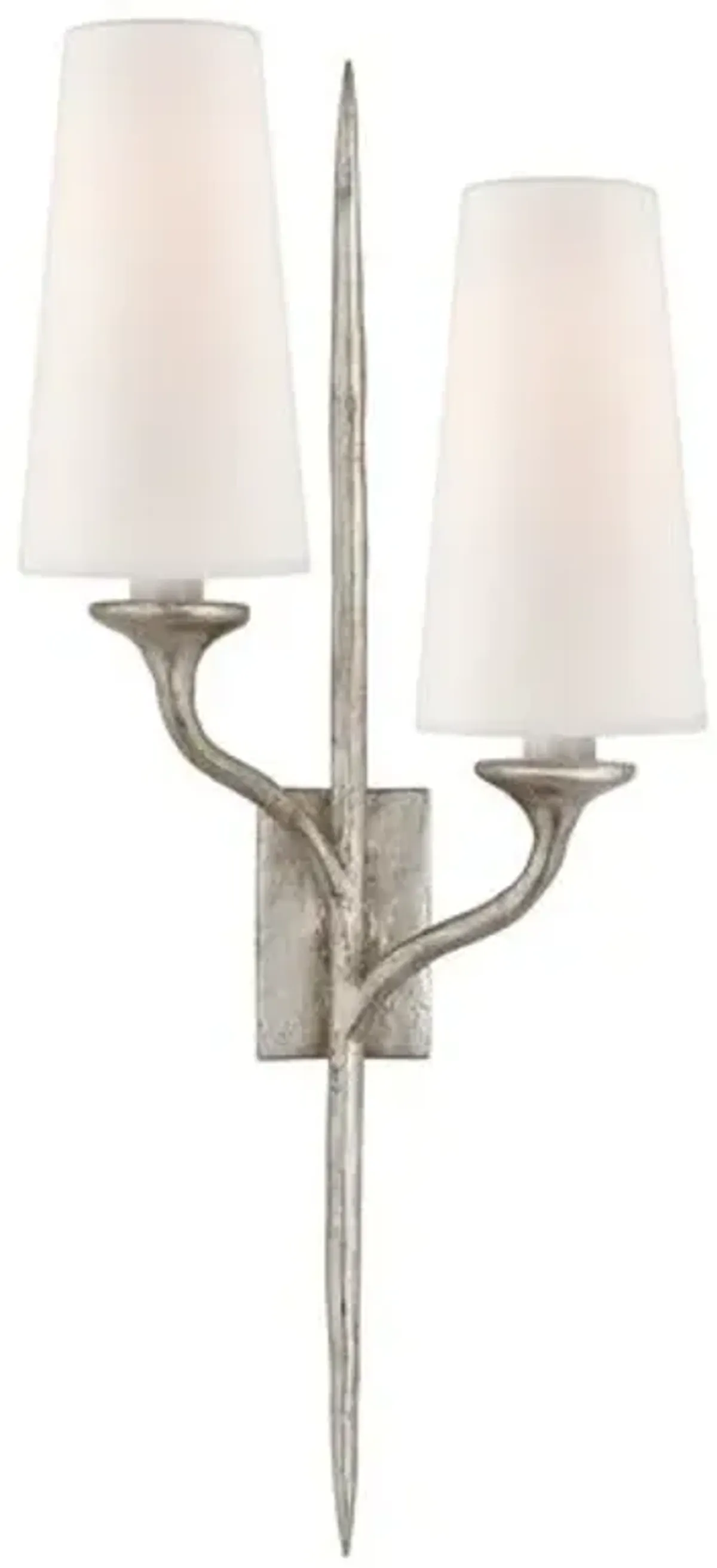 Visual Comfort - Iberia Sconce - Burnished Silver Leaf