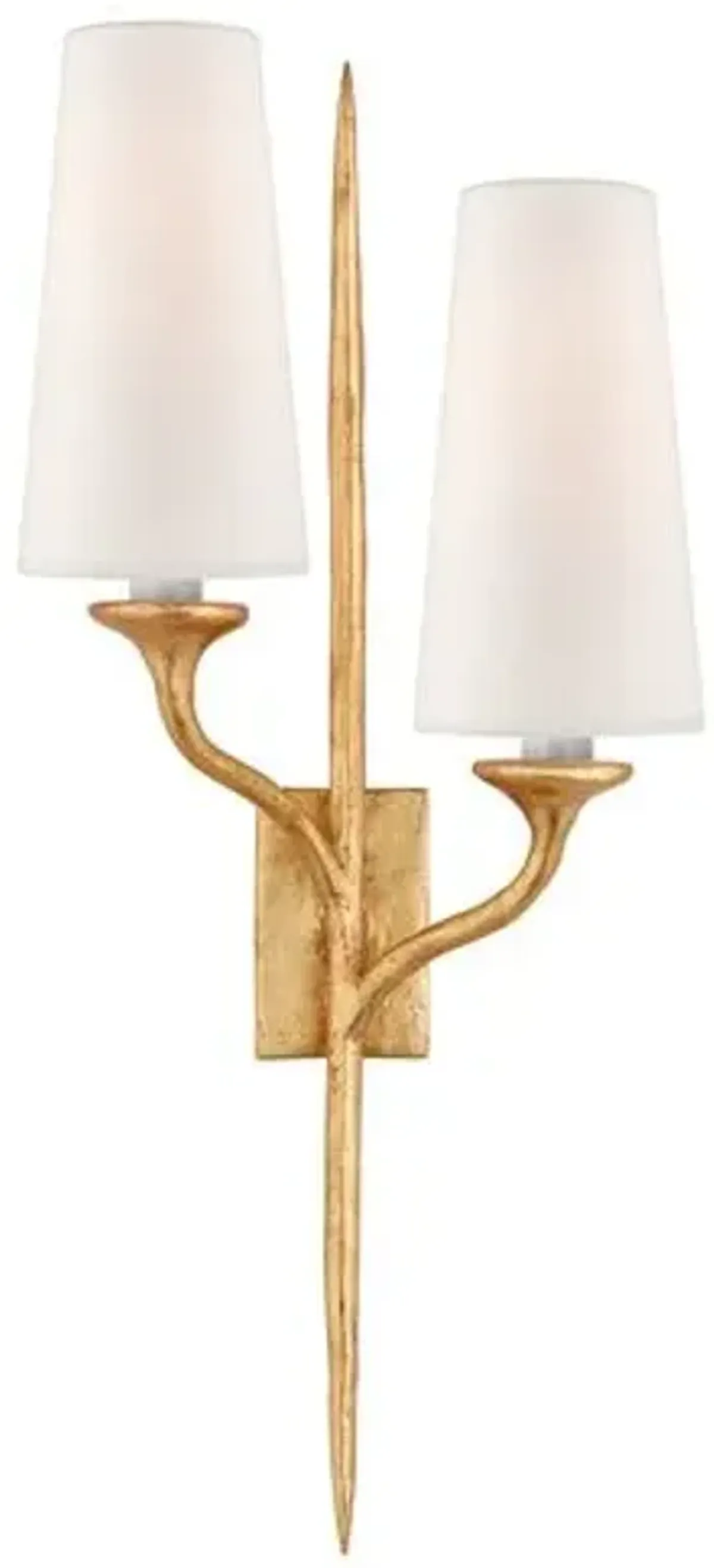 Visual Comfort - Iberia Sconce - Antique Gold Leaf