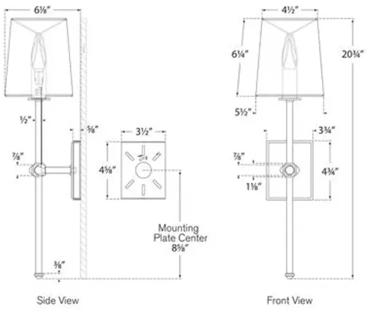 Visual Comfort - Lucia Sconce - White