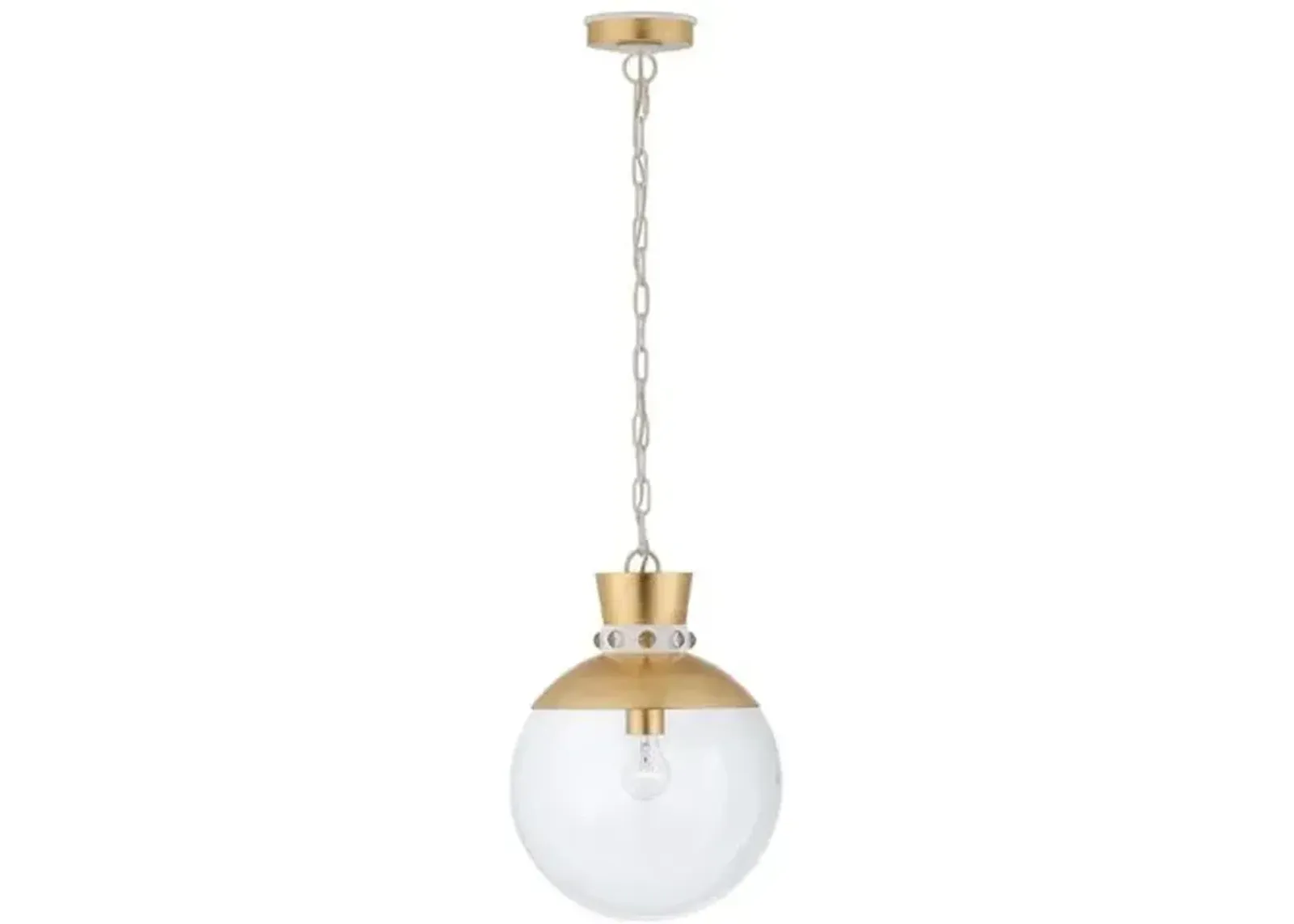 Visual Comfort - Lucia Pendant - Gild/Clear - Gold