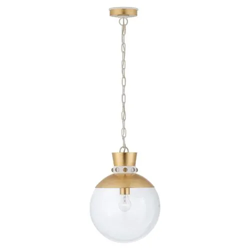 Visual Comfort - Lucia Pendant - Gild/Clear - Gold