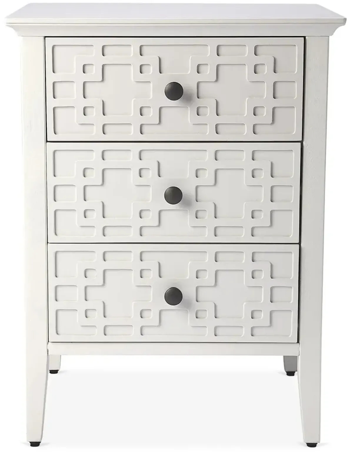 Lisa Nightstand, Ivory