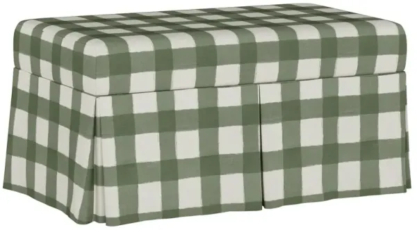 Hayworth Storage Bench, Gingham