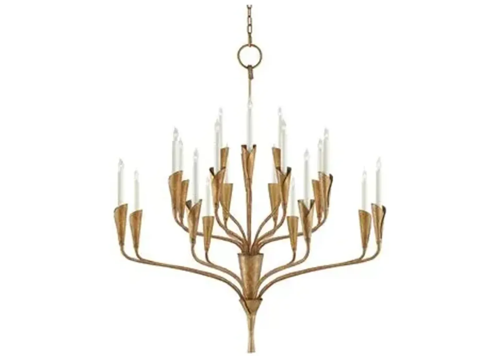 Visual Comfort - Aiden Chandelier - Gilded Iron - Gold