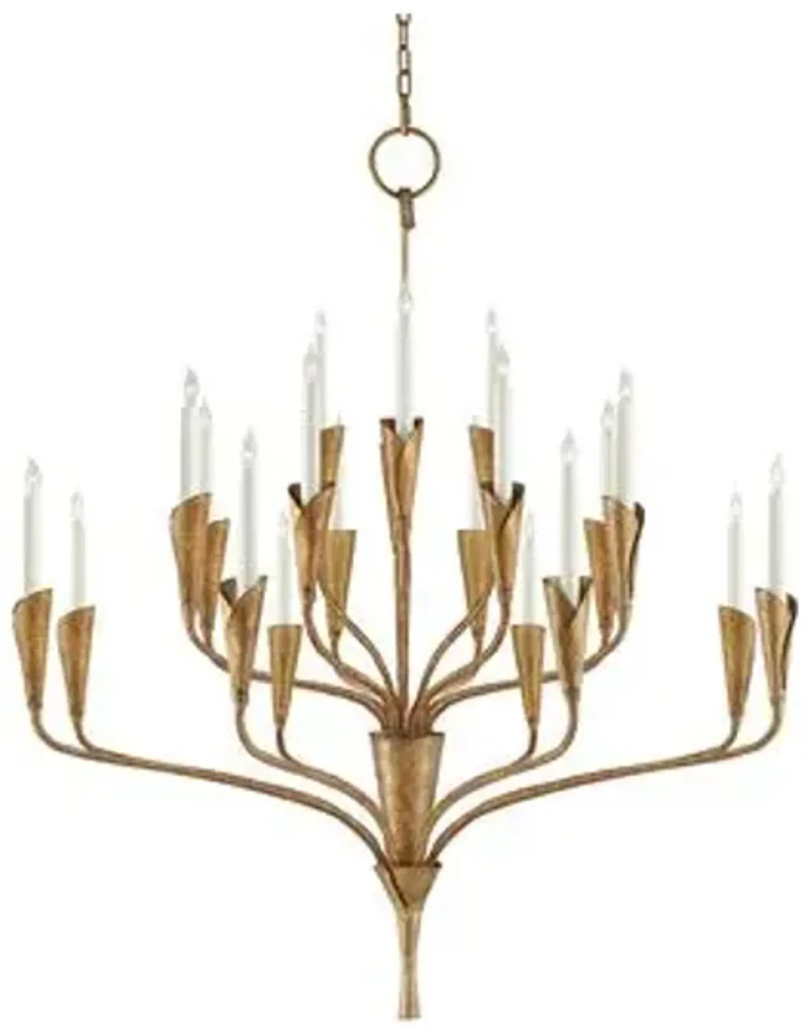 Visual Comfort - Aiden Chandelier - Gilded Iron - Gold