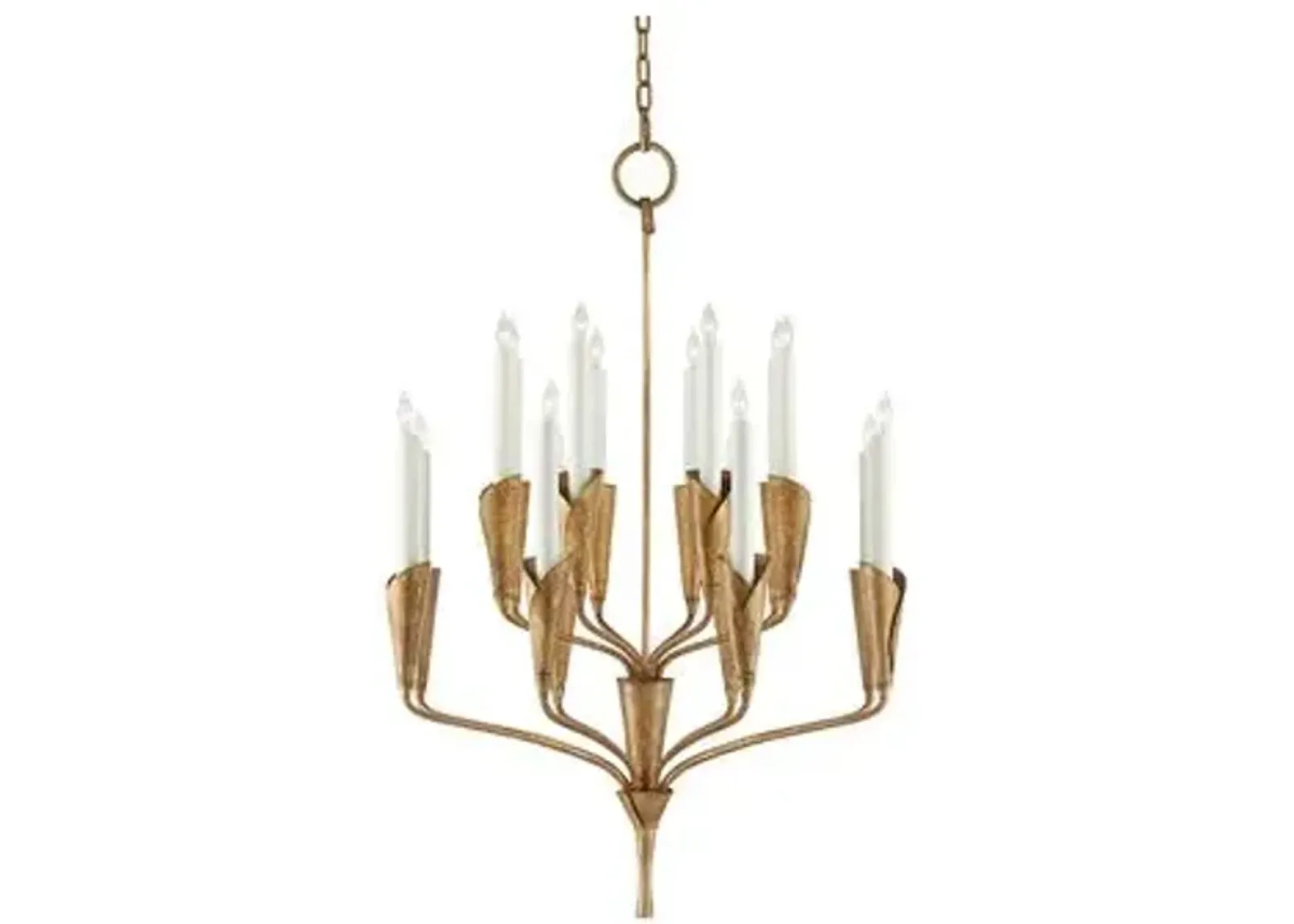 Visual Comfort - Aiden Small Chandelier - Gilded Iron - Gold