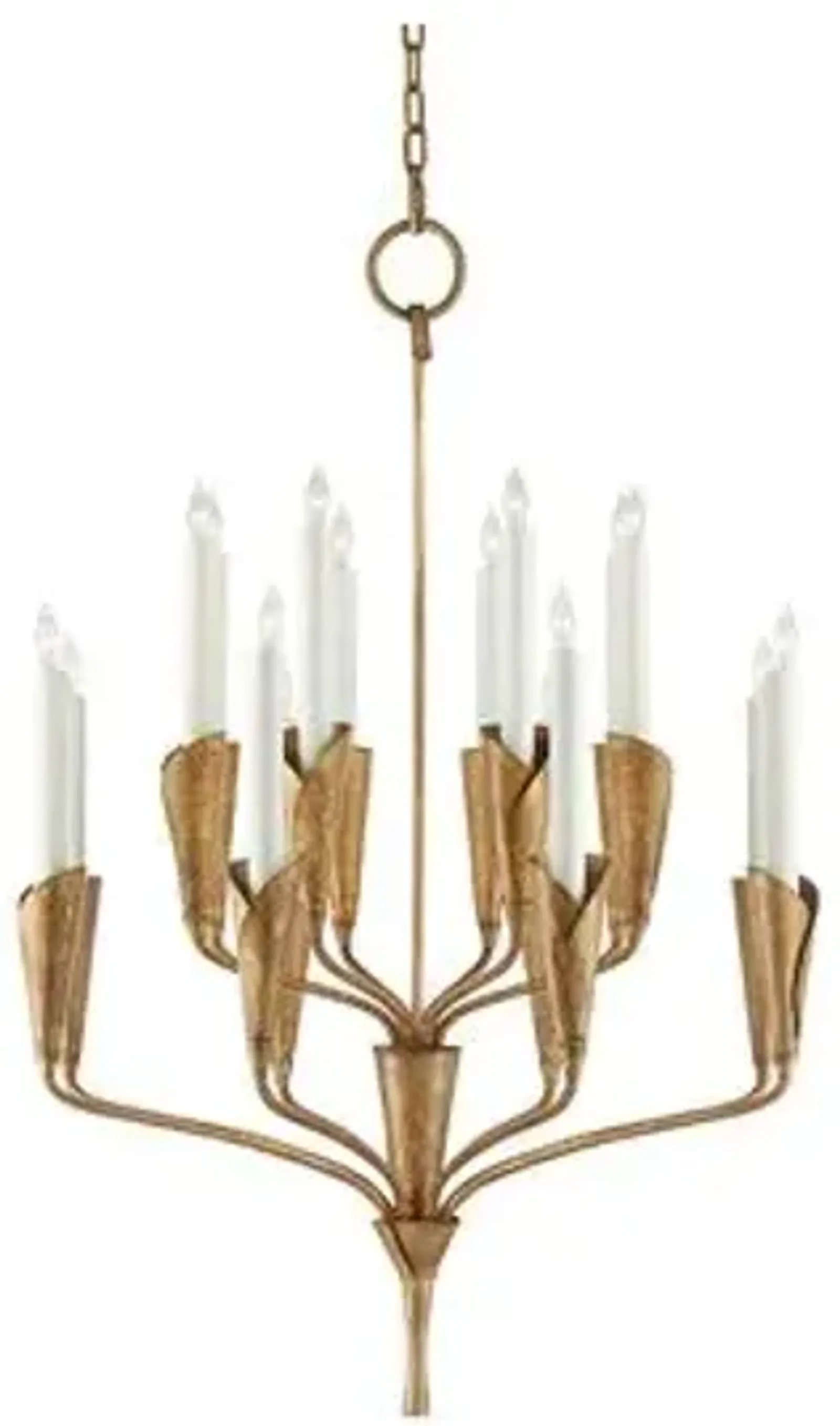 Visual Comfort - Aiden Small Chandelier - Gilded Iron - Gold