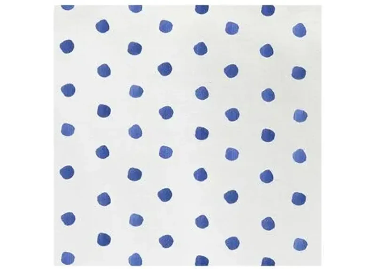 Set of 20 Papersoft Dot Cocktail Napkins - Blue - VIETRI