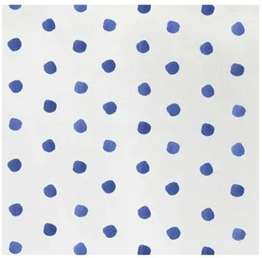 Set of 20 Papersoft Dot Cocktail Napkins - Blue - VIETRI