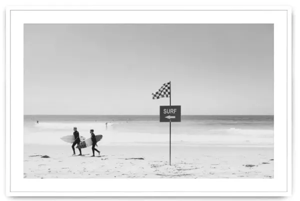 Christine Flynn, Surf BW Photograph