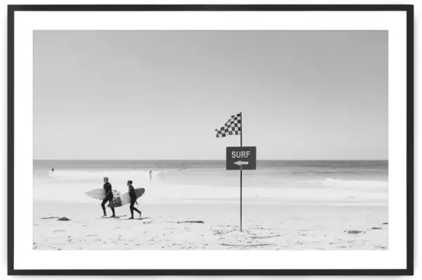 Christine Flynn, Surf BW Photograph