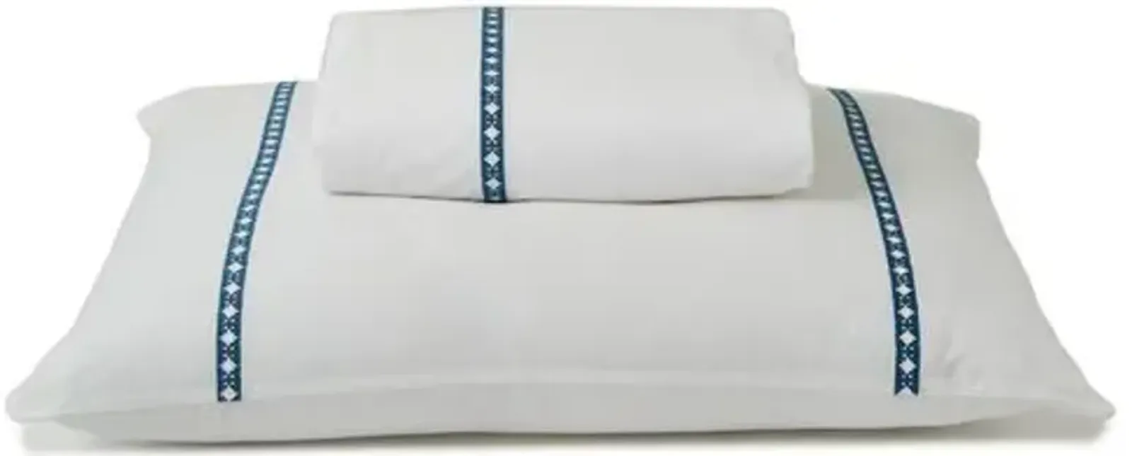 Dace Duvet Set - Blue