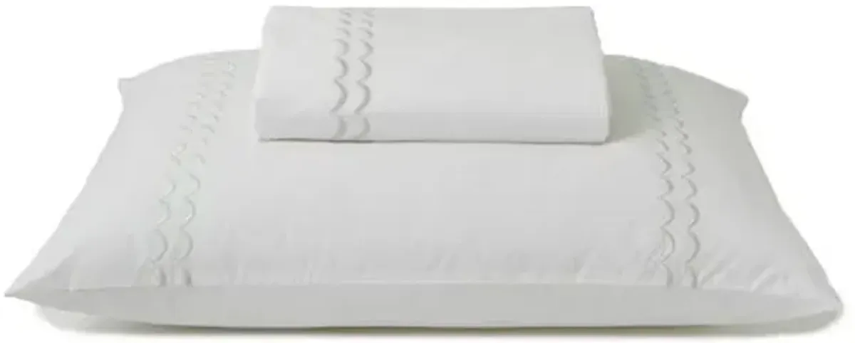 Dace Duvet Set - Silver