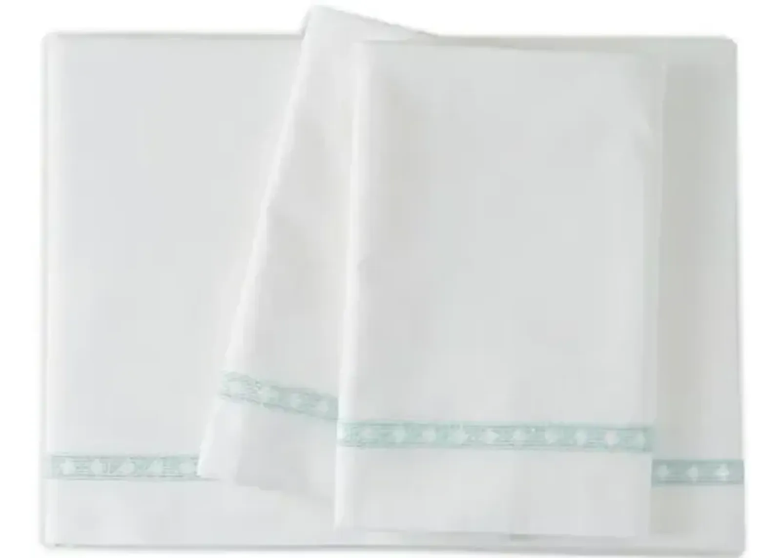 Dace Sheet Set - Green, 300 Thread Count, Egyptian Cotton Sateen, Soft and Luxurious