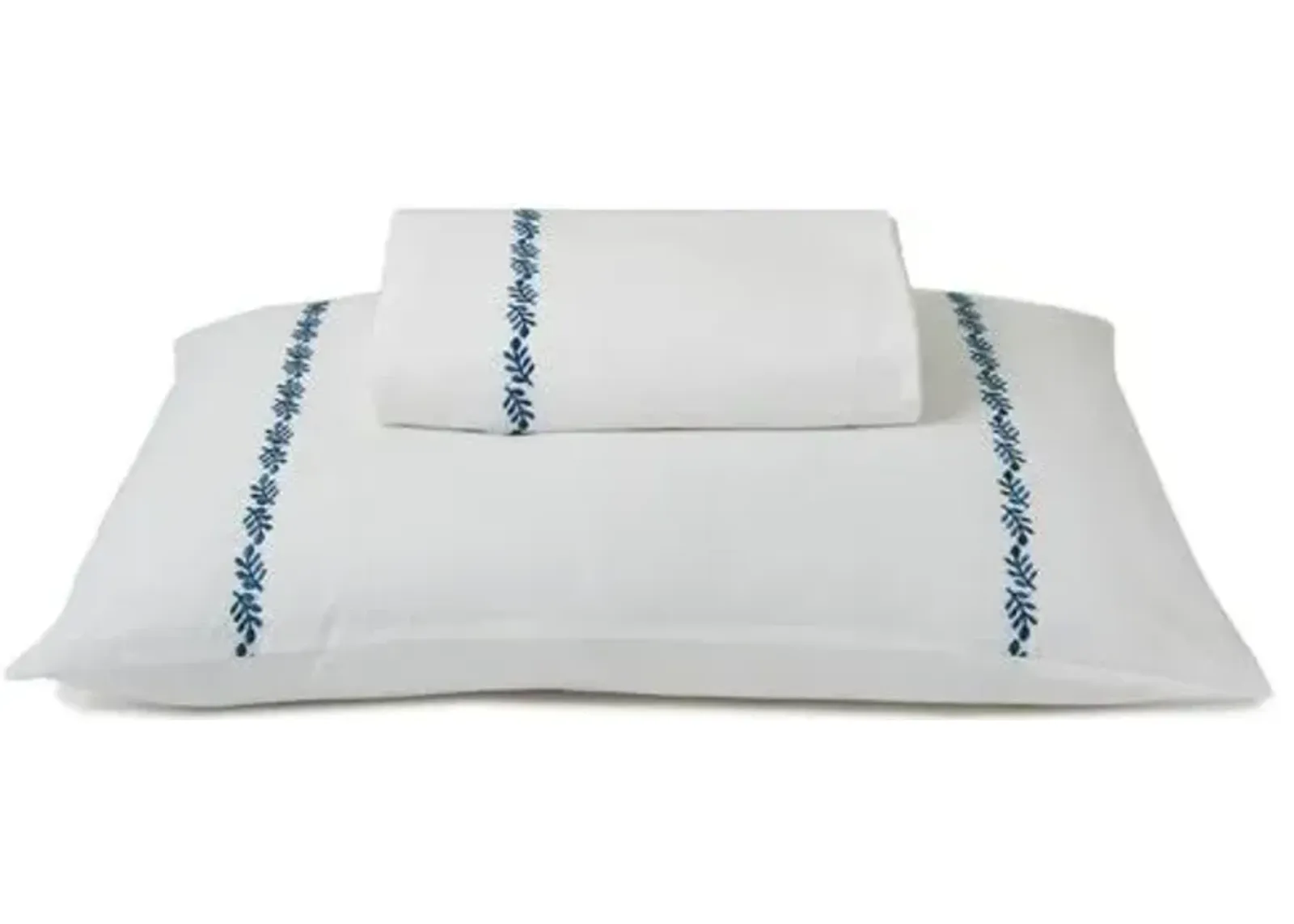 Pearl Duvet Set - Blue