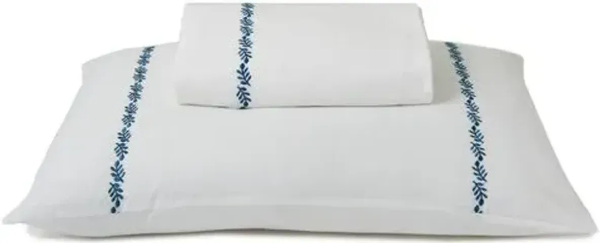 Pearl Duvet Set - Blue