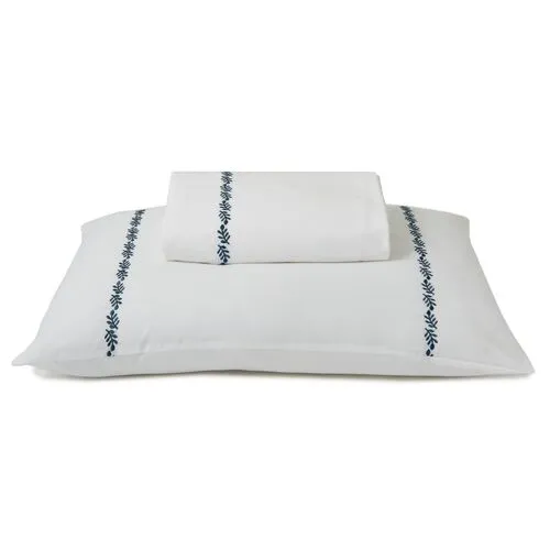 Pearl Duvet Set - Blue