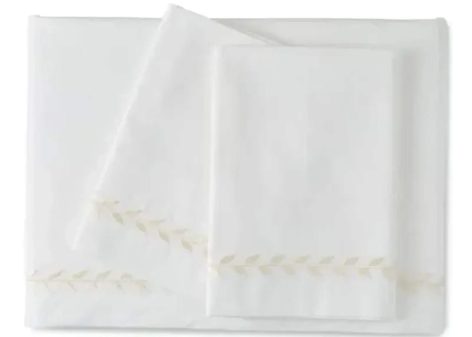 Meredith Sheet Set - Ivory, 300 Thread Count, Egyptian Cotton Sateen, Soft and Luxurious