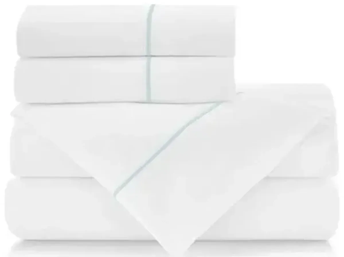 Classic Line Sheet Set - Green, 300 Thread Count, Egyptian Cotton Sateen, Soft and Luxurious