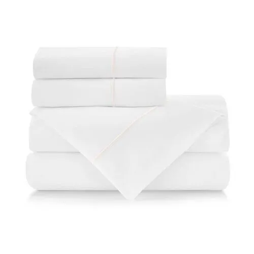 Classic Line Sheet Set - Silver, 300 Thread Count, Egyptian Cotton Sateen, Soft and Luxurious