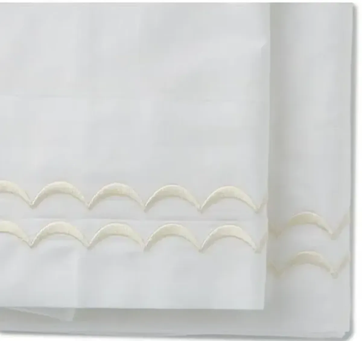 Rosemary Sheet Set - Ivory, 300 Thread Count, Egyptian Cotton Sateen, Soft and Luxurious