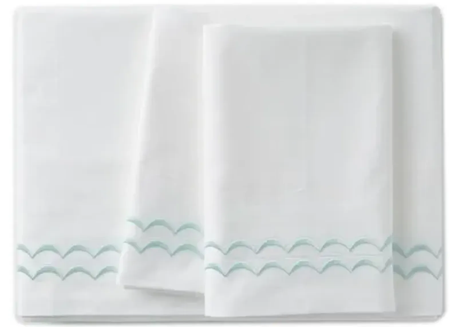 Rosemary Sheet Set - Green, 300 Thread Count, Egyptian Cotton Sateen, Soft and Luxurious