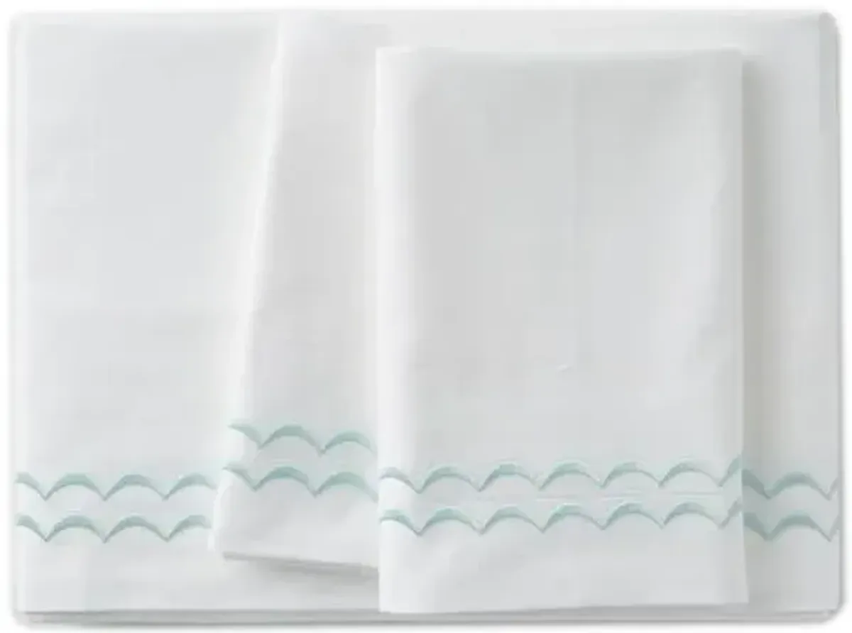 Rosemary Sheet Set - Green, 300 Thread Count, Egyptian Cotton Sateen, Soft and Luxurious