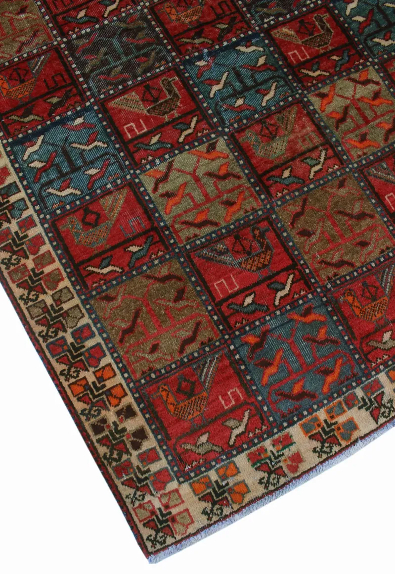 Balochi Runner - 4'9 x 9'1 - Noori Rug - Red - Red