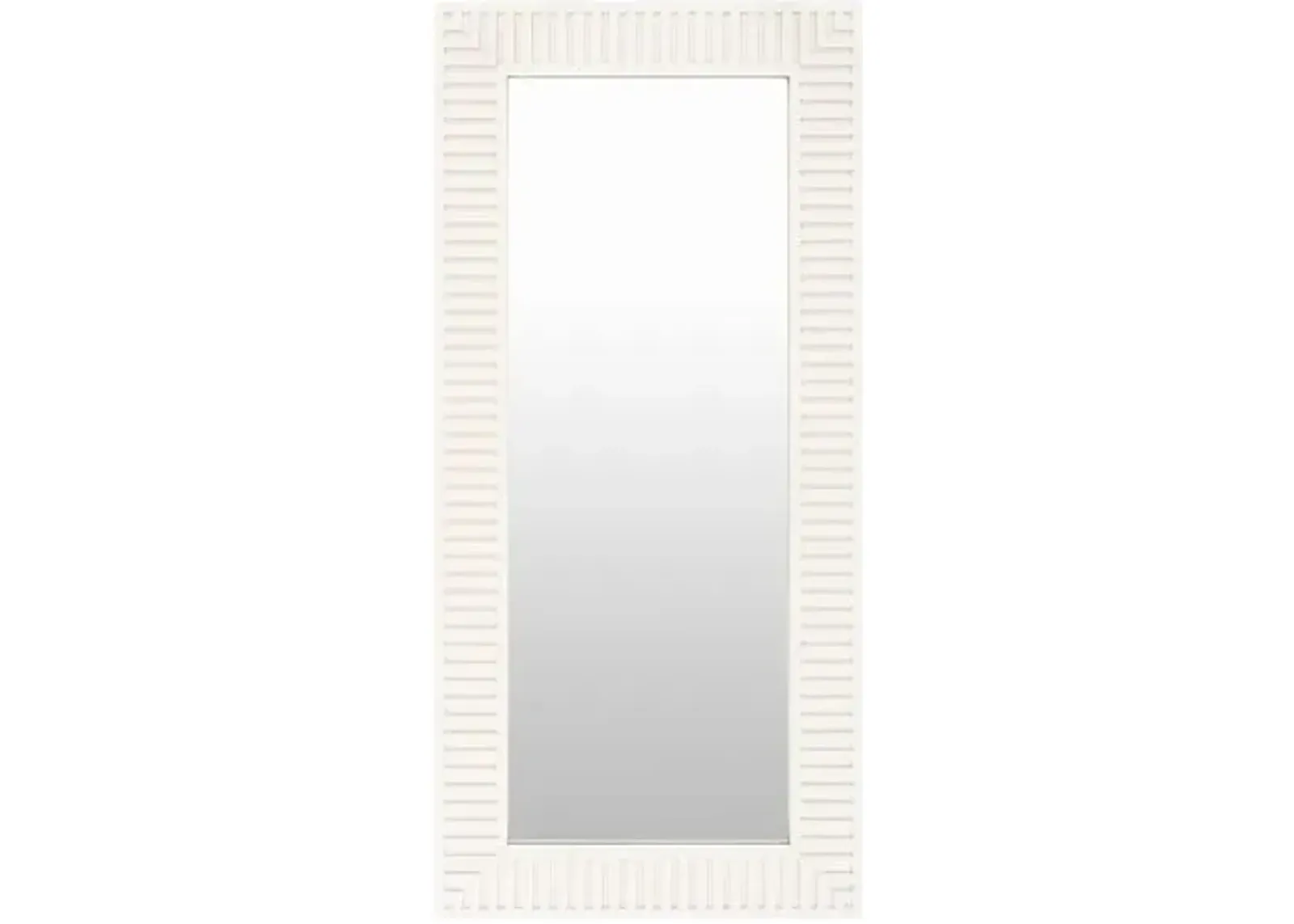 Luann Floor Mirror - White