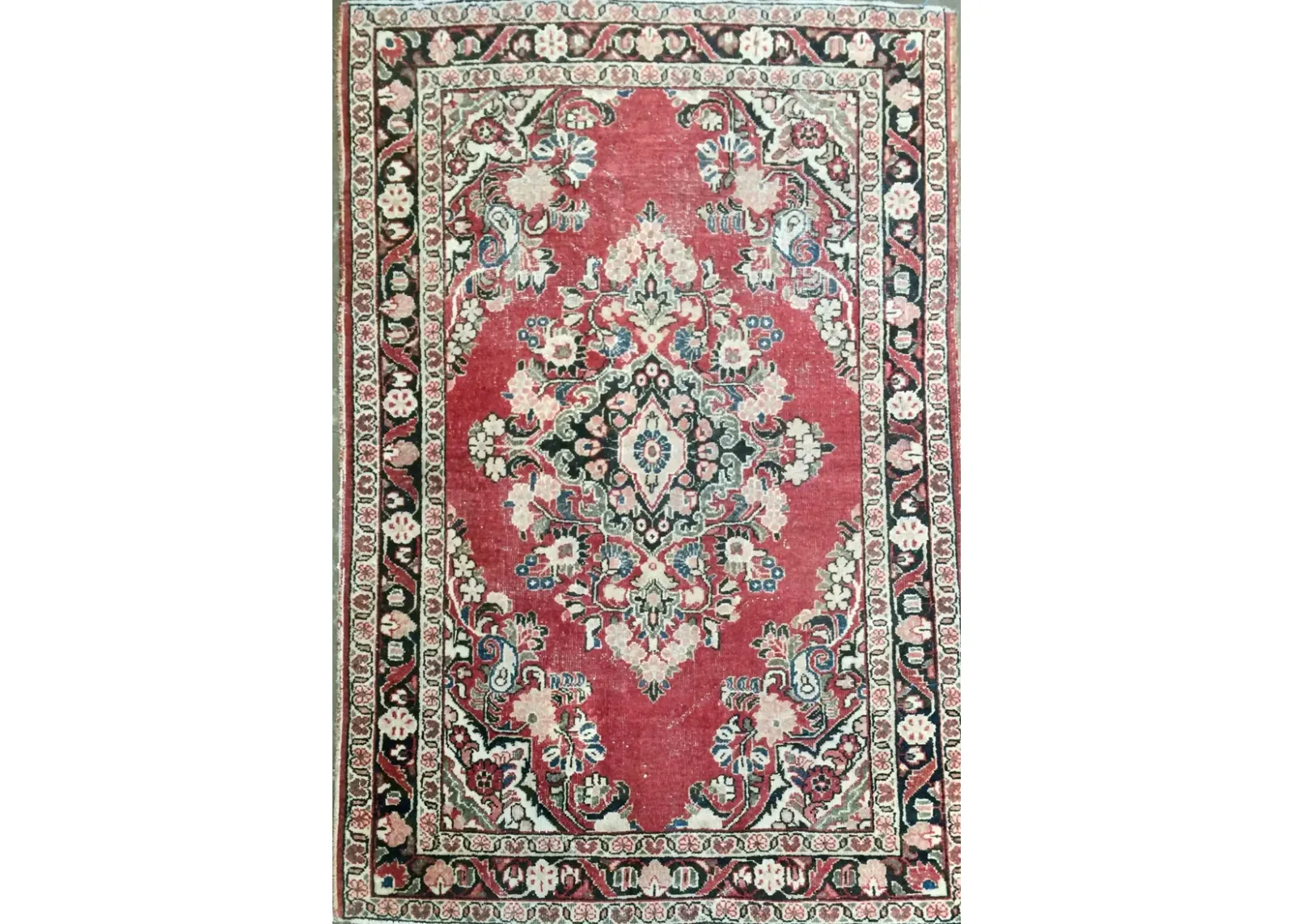 Oushak Rug - 6 5" x 4 5" - The Emporium Ltd. - Pink - Pink