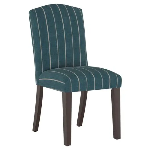 Marie Side Chair - Fritz Indigo - Handcrafted - Blue