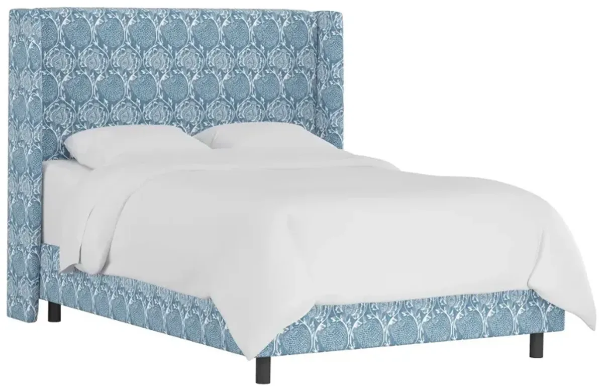 Kelly Wingback Bed, Ranjit Floral